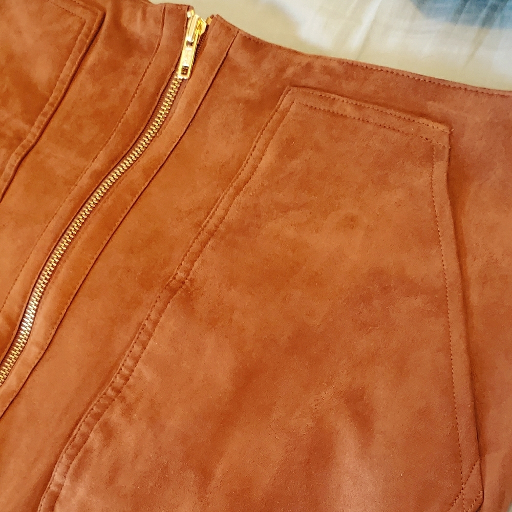 Worthington Fuax Suede Skirt